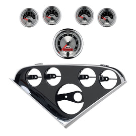 AutoMeter American Muscle Direct Fit Dash Kit 55-56 Chevrolet (1 x 3-3/8in. / 4 x 2-1/16in.) (2207-01)