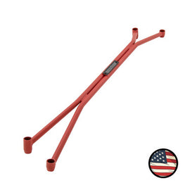 Nameless Performance Front Strut Tower Brace - 2003-2008 Forester - Wrinkle Red (FSTB-G-RED)