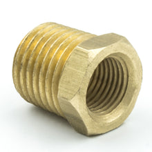Load image into Gallery viewer, AutoMeter Brass Adapter Fitting - 1/4in NPT Male / 1/8in NPT Female (2279)