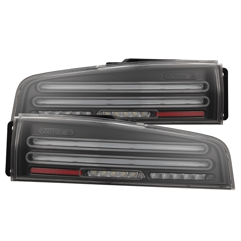 23-25 Nissan Z Twin-Loop Style NOVA-Series Prismatic LED Tail Lights Black