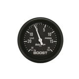 AutoMeter Black 2-5/8in 30 In Hg-Vac / 20 PSI Mechanical Vacuum/Boost Gauge (2310)