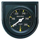 AutoMeter AutoGage 1 1/2in Mechanical 280 Deg Water Temp Gauge - Black (2352)