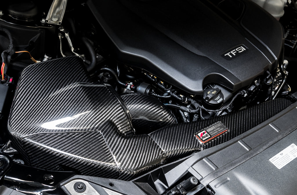 AWE Tuning Audi B9 A4/A5 2.0T Quattro Carbon Fiber AirGate Intake w/ Lid (2660-15028)