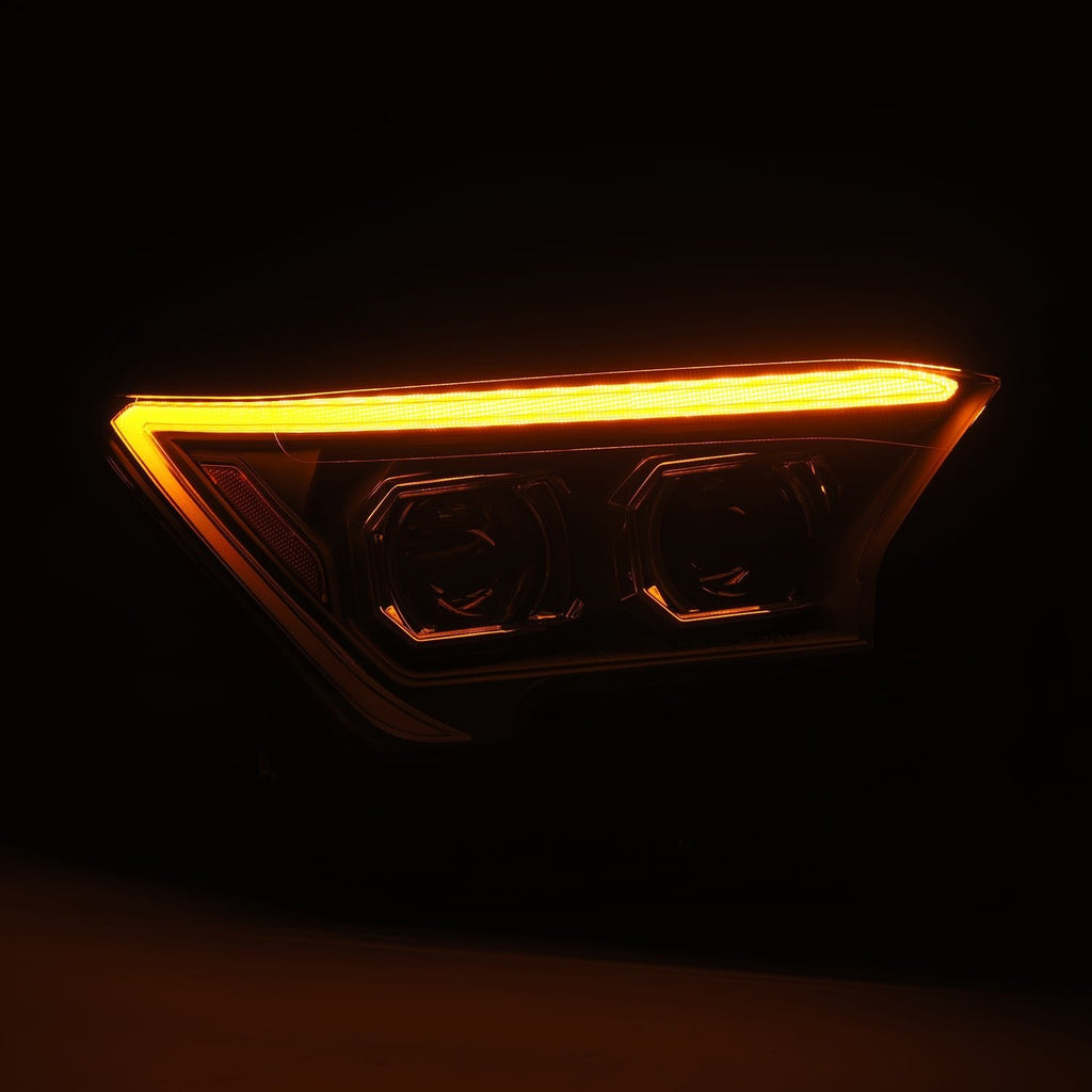 24-25 Toyota Tacoma / 25-up 4Runner LUXX-Series LED Projector Headlights Black
