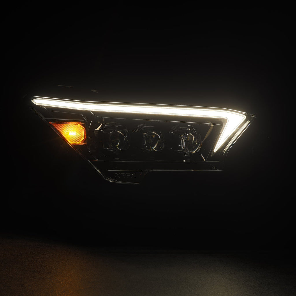 24-25 Toyota Tacoma / 25-up 4Runner OG-Style NOVA-Series LED Projector Headlights Alpha-Black
