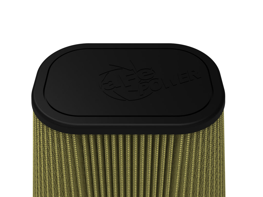 aFe Power Magnum FLOW Universal Air Filter (7-1/2x5-1/2) IN F x (9-1/4x7-1/4) IN B x (6x4) IN T x 9 IN (24-90204G)