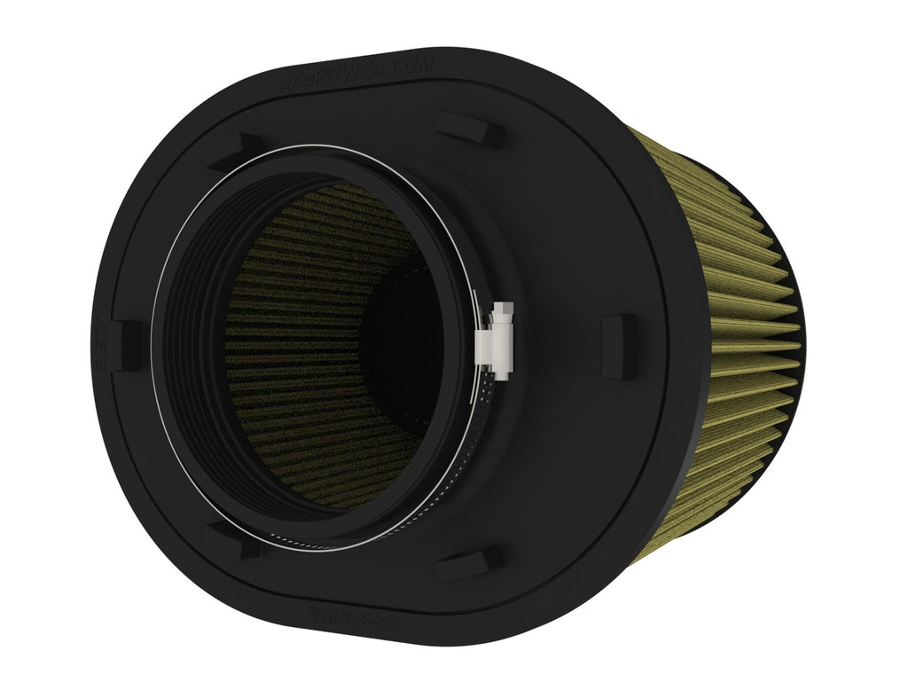 aFe Power Magnum FORCE Intake Filter w/Pro GUARD 7 5-1/2IN F x (12-1/4x9-3/4)IN B x (11-1/4x8-3/4)IN Tx8IN (24-91205G)