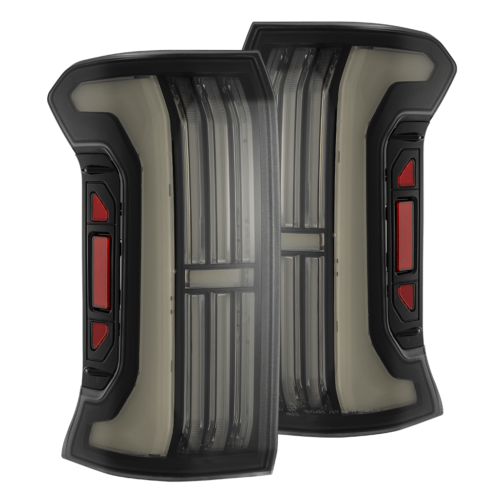 24-25 Toyota Tacoma NOVA-Series Prismatic LED Tail Lights Alpha-Black