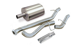 Corsa Performance 3.0 Inch Cat-Back Sport Single Side Exit Exhaust 4.0 Inch Slash Cut Polished Tip 99-06 Silverado/Sierra 1500 Regular Cab/Standard Bed 4.8L/5.3L V8 119 Inch WB Stainless Steel dB by (24261)