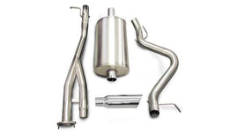 Corsa Performance Silverado 3.0 Inch Cat-Back Single Side Exit with Single 4.0 Inch Polished Slash Cut Tip Sport Sound 03-06 Silverado 1500 SS 6.0 Liter (24279)