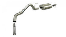 Load image into Gallery viewer, Corsa Performance 3.0 Inch Cat-Back Sport Single Side Exit Exhaust 4.0 Inch Slash Cut Polished Tip 05-08 Ford F150 SuperCrew/5.5 Foot Bed 4.6L/5.4L V8 Stainless Steel dB by (24300)