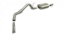 Load image into Gallery viewer, Corsa Performance 3.0 Inch Cat-Back Sport Single Side Exit Exhaust 4.0 Inch Slash Cut Polished Tip 06-08 Ford F150 SuperCrew w/6.5 Foot Bed 4.6L/5.4L V8 Stainless Steel dB by (24383)