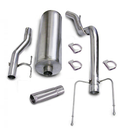 Corsa Performance 3.0 Inch Cat-Back Sport Single Side Exit Exhaust 4.0 Inch Slash Cut Polished Tip 2003 Dodge Ram 1500 Regular Cab/Short Bed 5.7L V8 Stainless Steel dB by (24400)
