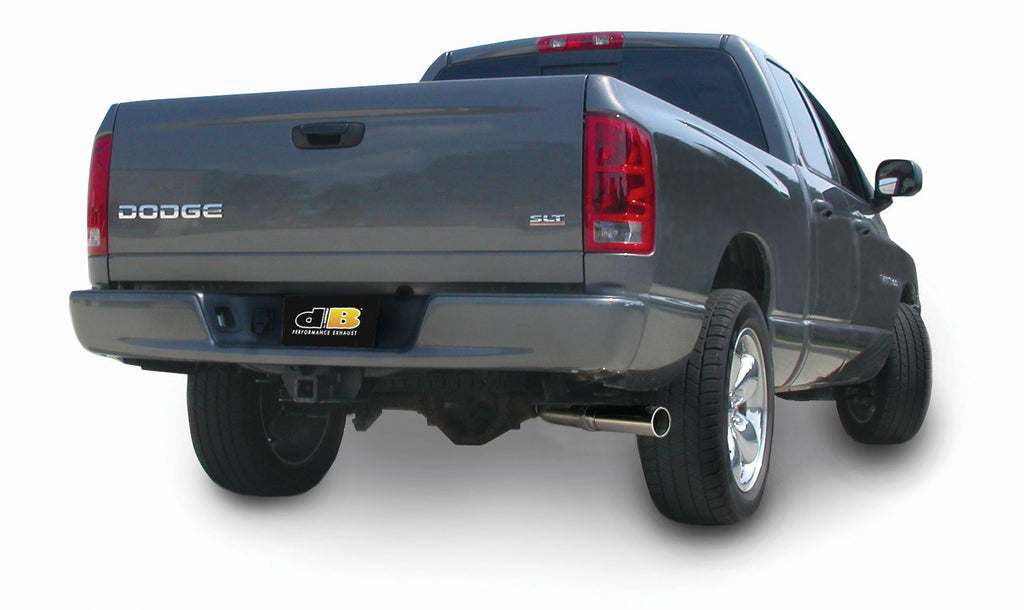 Corsa Performance 3.0 Inch Cat-Back Sport Single Side Exit Exhaust 4.0 Inch Slash Cut Polished Tip 2003 Dodge Ram 1500 Regular Cab/Short Bed 5.7L V8 Stainless Steel dB by (24400)