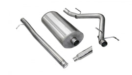Corsa Performance 3.0 Inch Cat-Back Sport Single Side Exit Exhaust 4.0 Inch Slash Cut Polished Tip 07-09 Silverado/Sierra Denali 1500 Crew Cab/Short Bed/Extended Cab/Standard Bed 6.2L V8 143.5 Inch WB Stainless Steel dB by (24514)