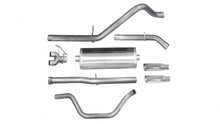 Load image into Gallery viewer, Corsa Performance 3.0 Inch Cat-Back Sport Dual Rear Exit Exhaust 4.0 Inch Slash Cut Polished Tips 11-13 Silverado/Sierra Denali 1500 Crew Cab/Short Bed/Extended Cab/Standard Bed 6.2L V8 143.5 Inch WB Stainless Steel dB by (24524)