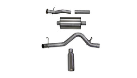 Corsa Performance 3.0 Inch Cat-Back Sport Single Side Exit Exhaust 4.0 Inch Slash Cut Polished Tip 15-16 Chevy Colorado/GMC Canyon Crew Cab/Short/Long Bed/Extended Cab/Long Bed 3.6L V6 128/140.5 Inch WB Stainless Steel dB by (24744)