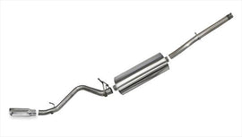 Corsa Performance 3.0 Inch Cat-Back Sport Single Side Exit Exhaust 4.0 Inch Slash Cut Polished Tip 14-Pres Silverado/Sierra 1500 Crew Cab/Short Bed/Double Cab/Standard Bed 5.3L V8 143.5 Inch WB Stainless Steel dB by (24873)