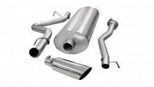 Load image into Gallery viewer, Corsa Performance 3.0 Inch Cat-Back Sport Single Side Exit Exhaust 4.0 Inch Slash Cut Polished Tip 07-10 Silverado/Sierra 2500 Crew Cab/Standard Bed 6.0L V8 153.0 Inch WB Stainless Steel dB by (24894)