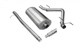 Corsa Performance 3.0 Inch Cat-Back Sport Single Side Exit Exhaust 4.0 Inch Slash Cut Polished Tip 09 Silverado/Sierra 1500 Crew Cab/Short Bed/Extended Cab/Standard Bed 4.8L/5.3L/6.0L V8 143.5 Inch WB Stainless Steel dB by (24904)