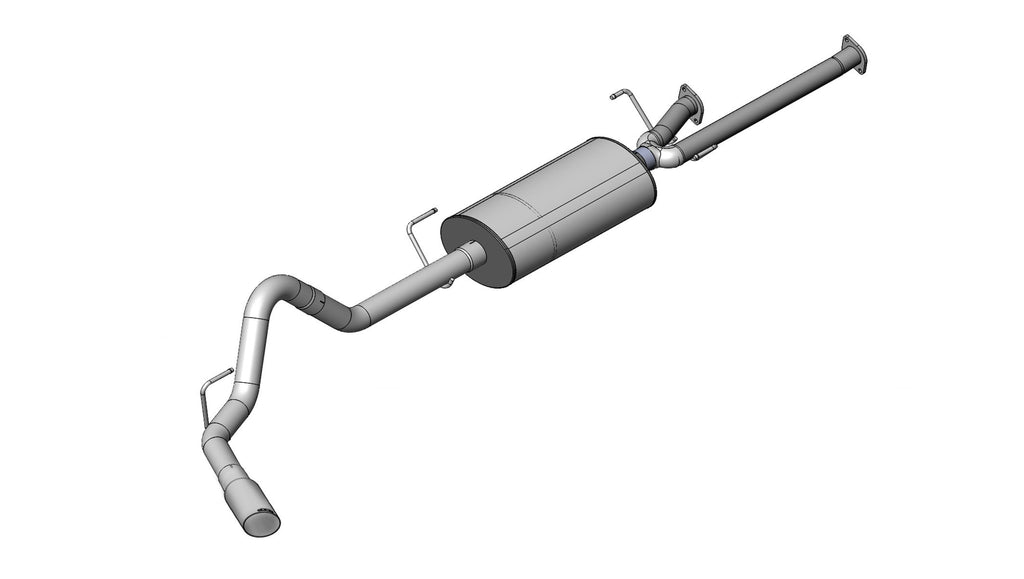 Corsa Performance 3.0 Inch Cat-Back Sport Single Side Exit Exhaust 4.0 Inch Slash Cut Polished Tip 11-Present Toyota Tundra Double Cab/Crew Max 5.7L V8 145.7 Inch Wheelbase Stainless Steel dB by (24916)