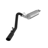 MBRP Exhaust 2 1/2in. Cat Back Single Side Black Coated (S5500BLK)