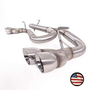 Nameless Performance Axleback Exhaust - 2024+ Impreza - Muffler Delete - Quad Exit - 3" Double Wall Tips (SUAB24IMW-QUAD-0MU-30SDW)