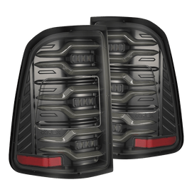 25 Ram 1500 LUXX-Series LED Tail Lights Alpha-Black