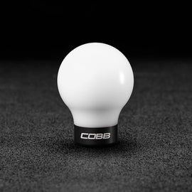 COBB Mitsubishi Knob - White Knob w/ Stealth Black (252350-W-BK)