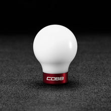 Load image into Gallery viewer, COBB Mitsubishi Knob - White Knob w/ Race Red (252350-W-RD)