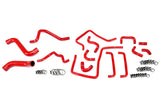 HPS Red Reinforced Silicone Radiator, Heater and Ancillary Hose Kit Coolant (57-1815-RED)