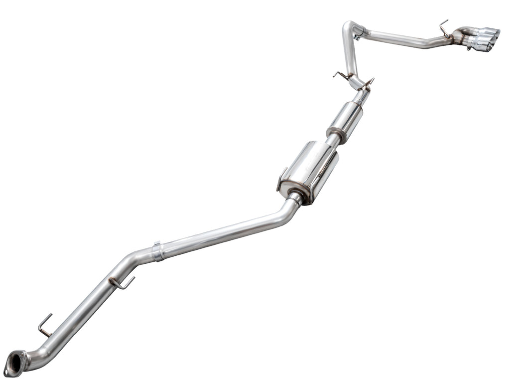 AWE Tuning Exhaust for 4th Gen Toyota Tacoma Dual Chrome Silver Tips (3015-32254)
