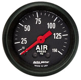 AutoMeter Z Series 52mm 0-150 PSI Mechanical Air Pressure Gauge (2620)