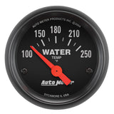 AutoMeter Z-Series 52mm 100-250 Degrees F. SSE Water Temp Gauge (2635)