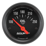 AutoMeter Z-Series 52mm 100-250 Degrees F. SSE Oil Temp Gauge (2638)