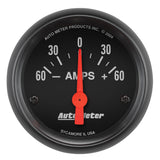 AutoMeter Ammeter 52mm 60A Electric Z-Series Gauge (2644)