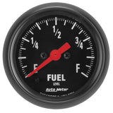 AutoMeter Z Series 0-280Ohm 2-1/16in. Programmable Fuel Level Gauge (2656)