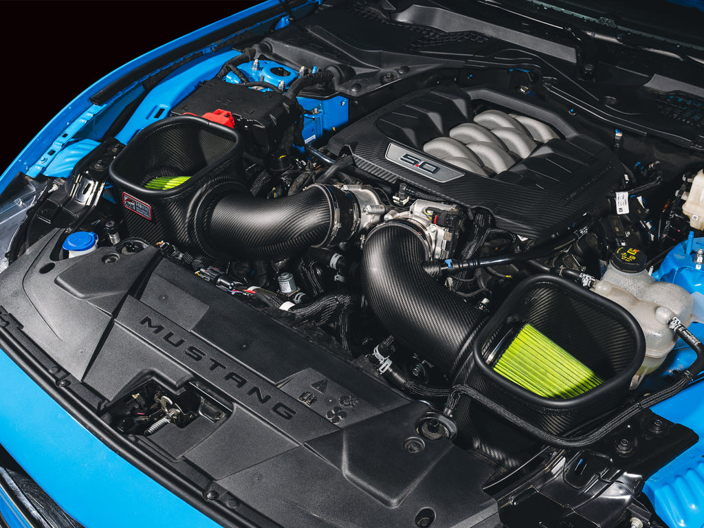 AWE Tuning S-FLO Carbon Intake for the S650 Mustang 5.0L (2660-15650)