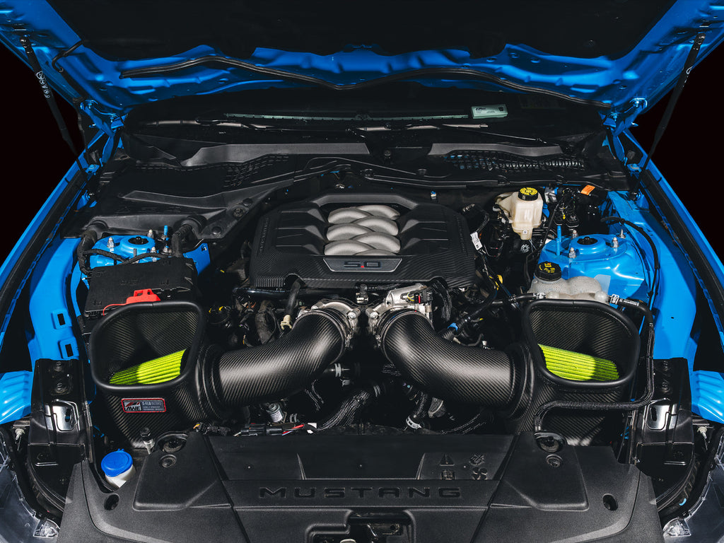 AWE Tuning S-FLO Carbon Intake for the S650 Mustang 5.0L (2660-15650)