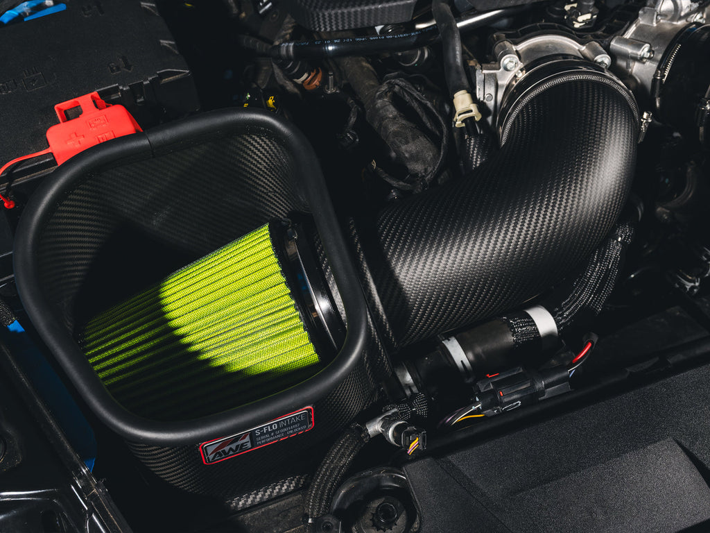 AWE Tuning S-FLO Carbon Intake for the S650 Mustang 5.0L (2660-15650)