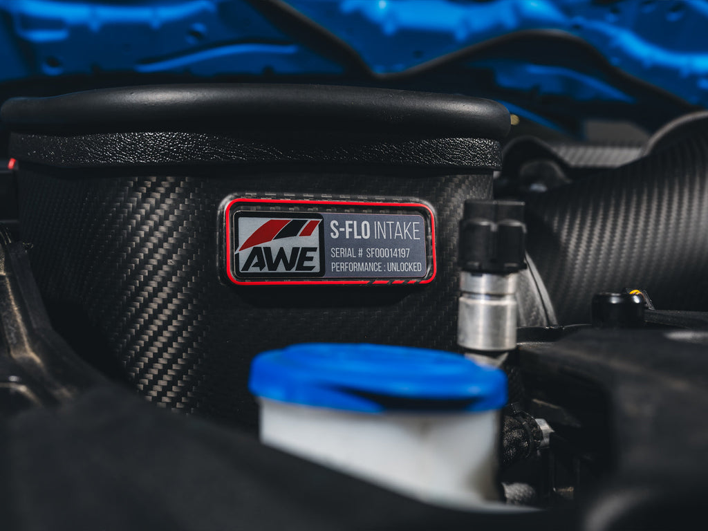 AWE Tuning S-FLO Carbon Intake for the S650 Mustang 5.0L (2660-15650)
