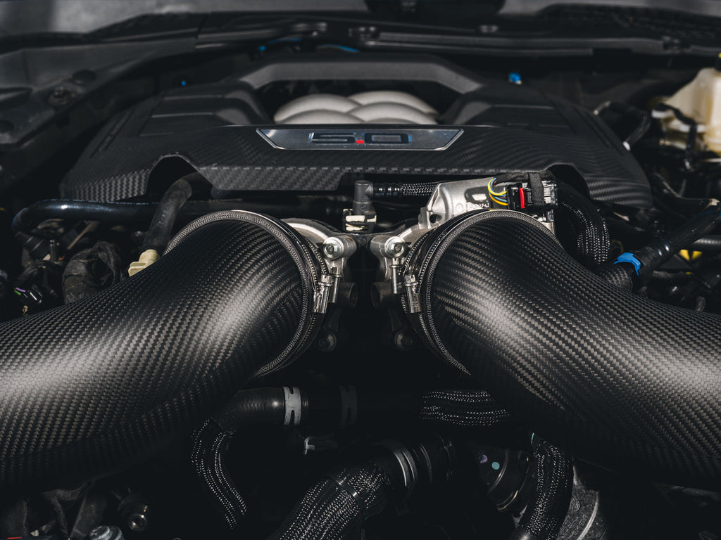 AWE Tuning S-FLO Carbon Intake for the S650 Mustang 5.0L (2660-15650)