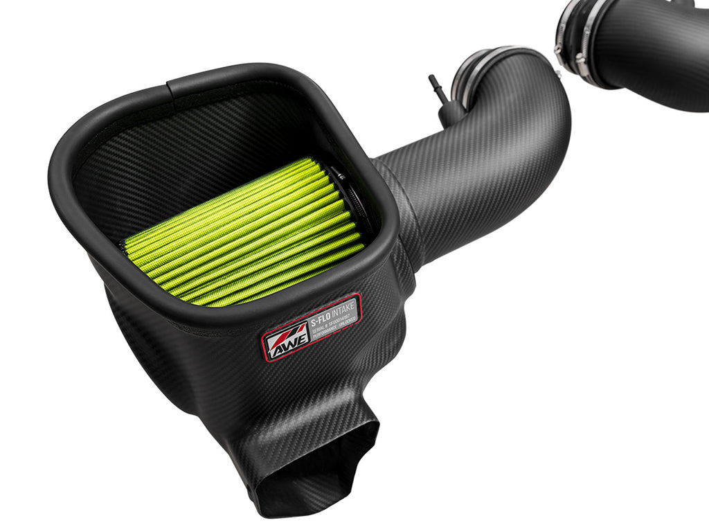 AWE Tuning S-FLO Carbon Intake for the S650 Mustang 5.0L (2660-15650)