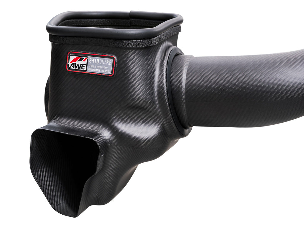 AWE Tuning S-FLO Carbon Intake for the S650 Mustang 5.0L (2660-15650)