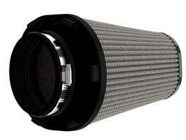 aFe Power Track Series Intake Pro DRY S Air Filter 4IN F x (7-3/4 x 6-1/2)IN B x (5-3/4 x 3-3/4)IN T x 7IN (27-90203D)