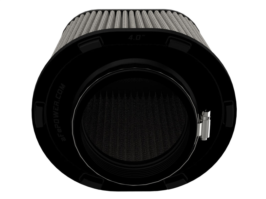 aFe Power Track Series Intake Pro DRY S Air Filter 4IN F x (7-3/4 x 6-1/2)IN B x (5-3/4 x 3-3/4)IN T x 7IN (27-90203D)