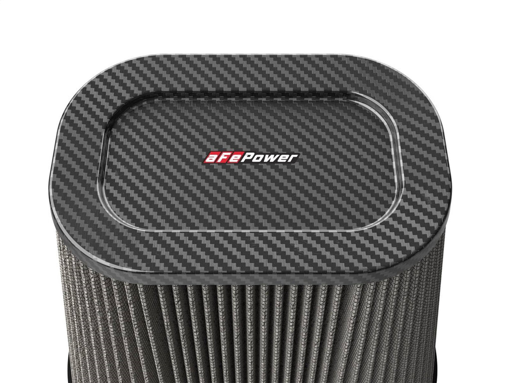 aFe Power Track Series Intake Pro DRY S Air Filter (7-1/2 x5-1/2)IN F x(9-1/4 x7-1/4)IN B x(6 x4)IN T x9IN (27-90204D)