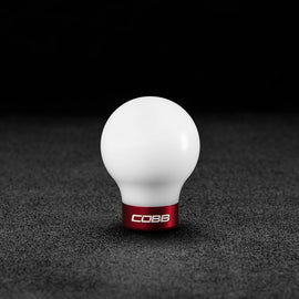 COBB Mazda Knob - White Knob w/ Race Red (271350-W-RD)