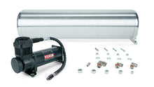 Load image into Gallery viewer, Air Lift Performance 24in FLO Tank w/ Viair 444c Black Compressor (Incl. Fittings &amp; Tank Mounting Hardware) (27768)
