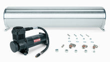 Load image into Gallery viewer, Air Lift Performance 28in FLO Tank w/ Viair 444c Black Compressor (Incl. Fittings &amp; Tank Mounting Hardware) (27769)